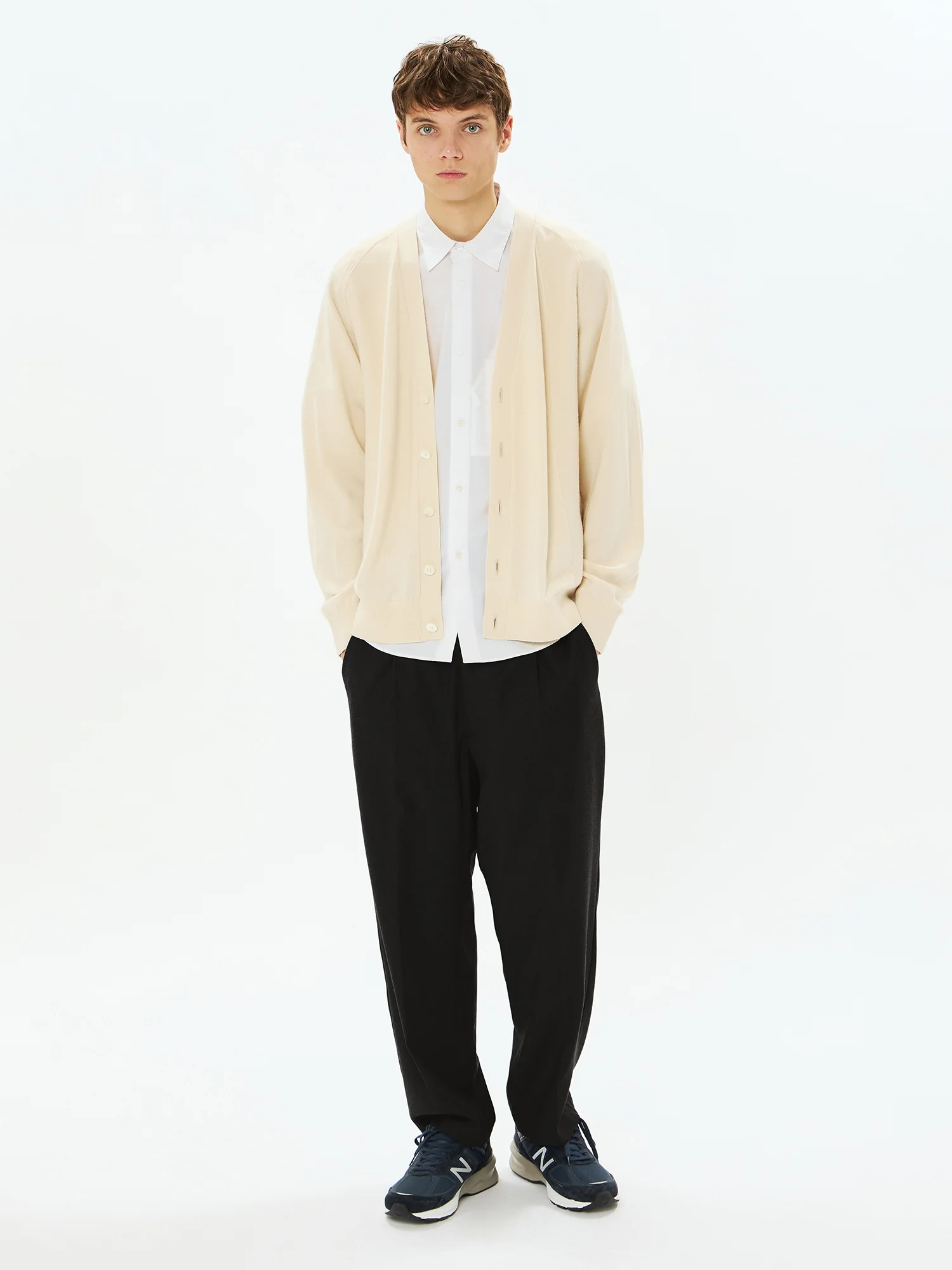 Wool x Brewed Protein Wholegarment Cardigan - Image 10