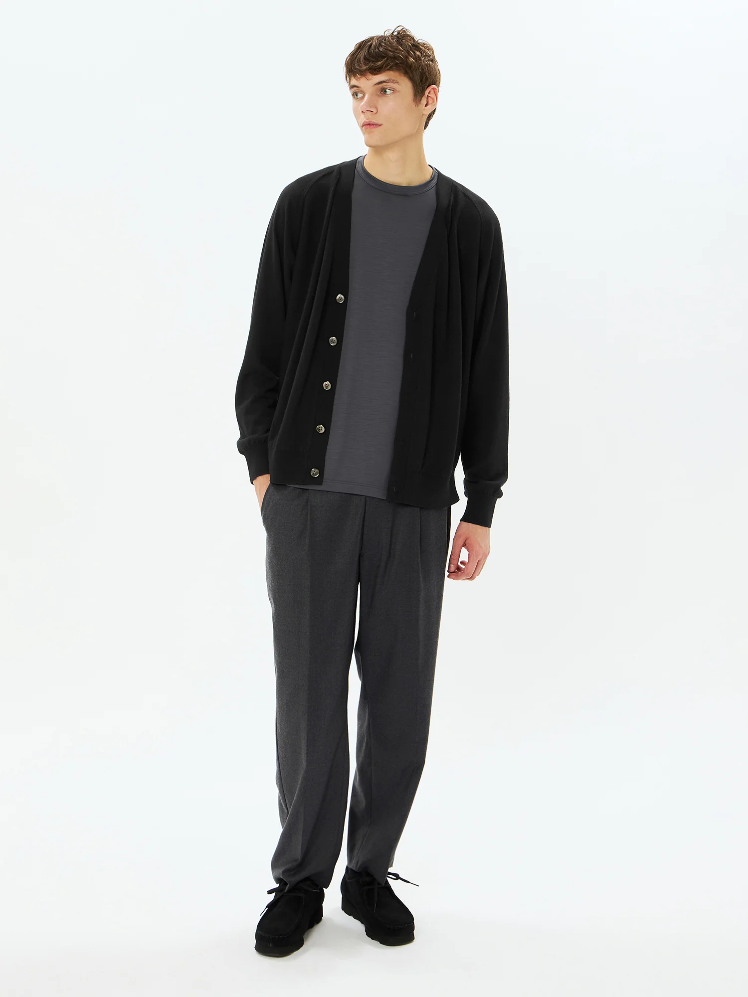 Wool x Brewed Protein Wholegarment Cardigan - Image 8