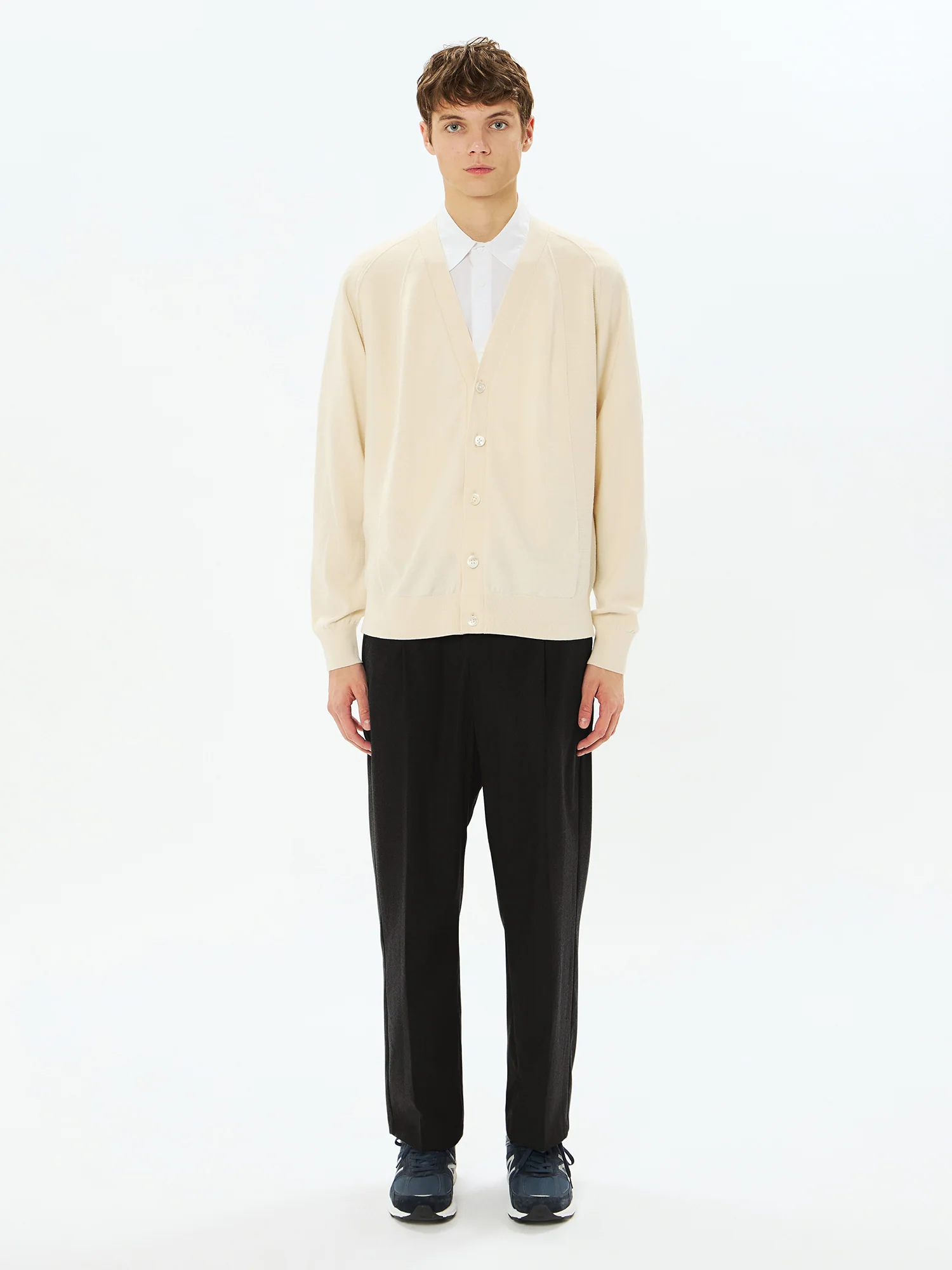 Wool x Brewed Protein Wholegarment Cardigan - Image 9