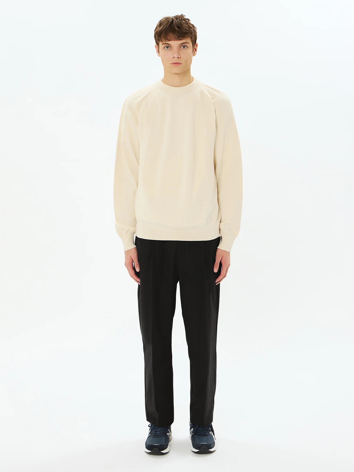 Wool x Brewed Protein Wholegarment Crew Neck - Image 4