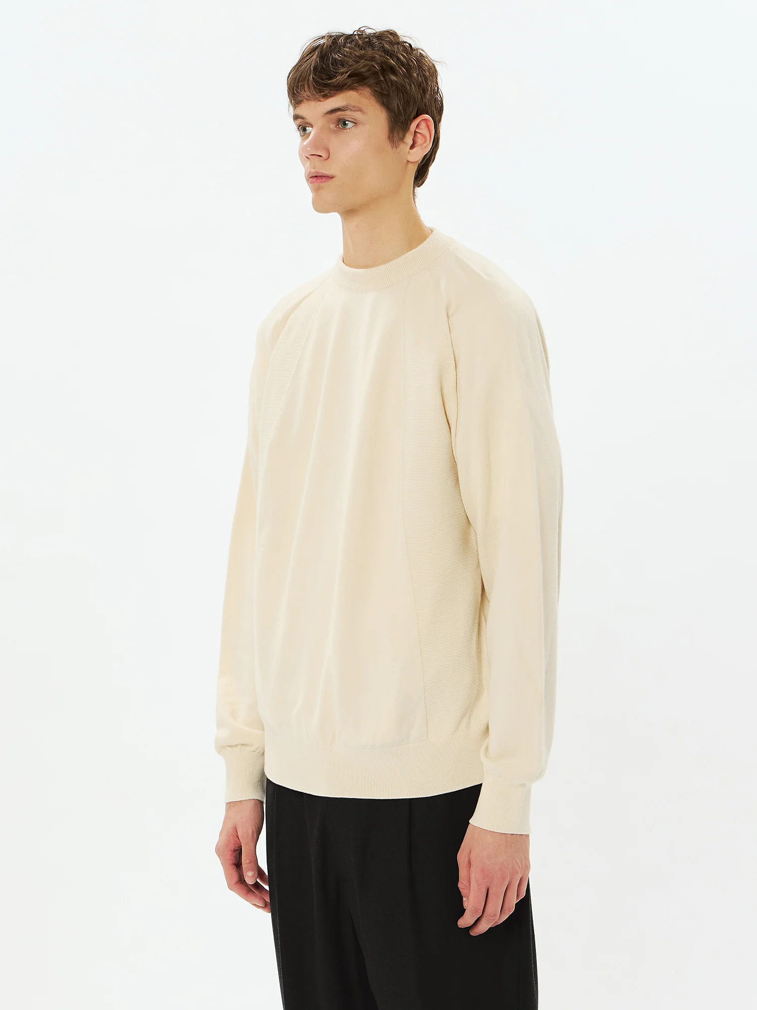 Wool x Brewed Protein Wholegarment Crew Neck - Image 5
