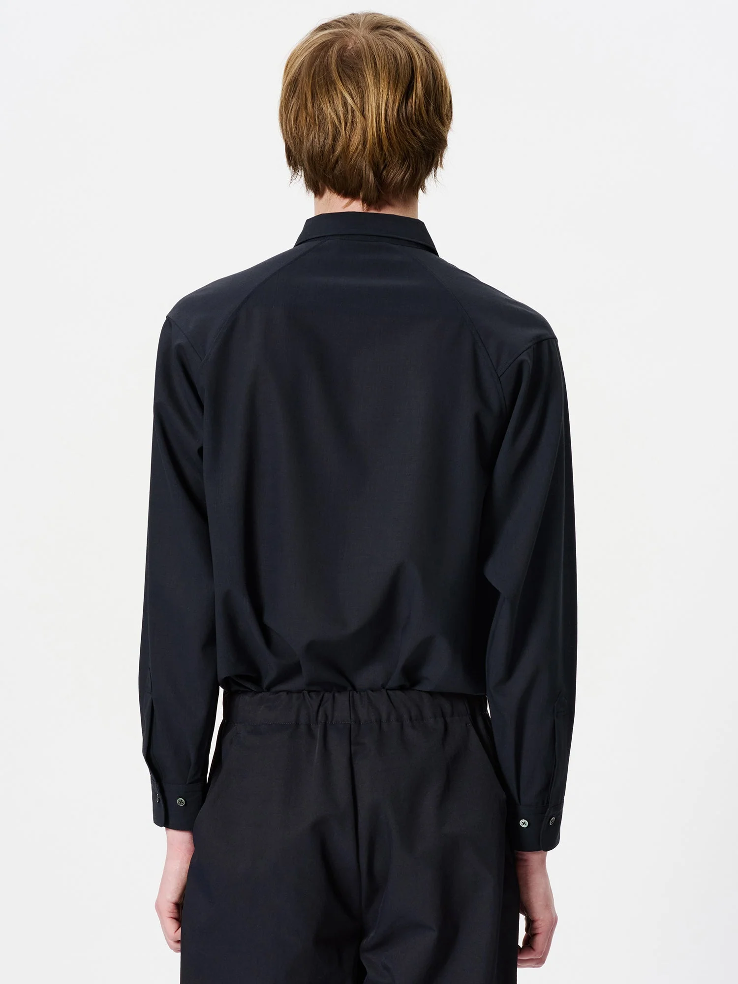 High Twisted Wool Relax Shirt - Image 6