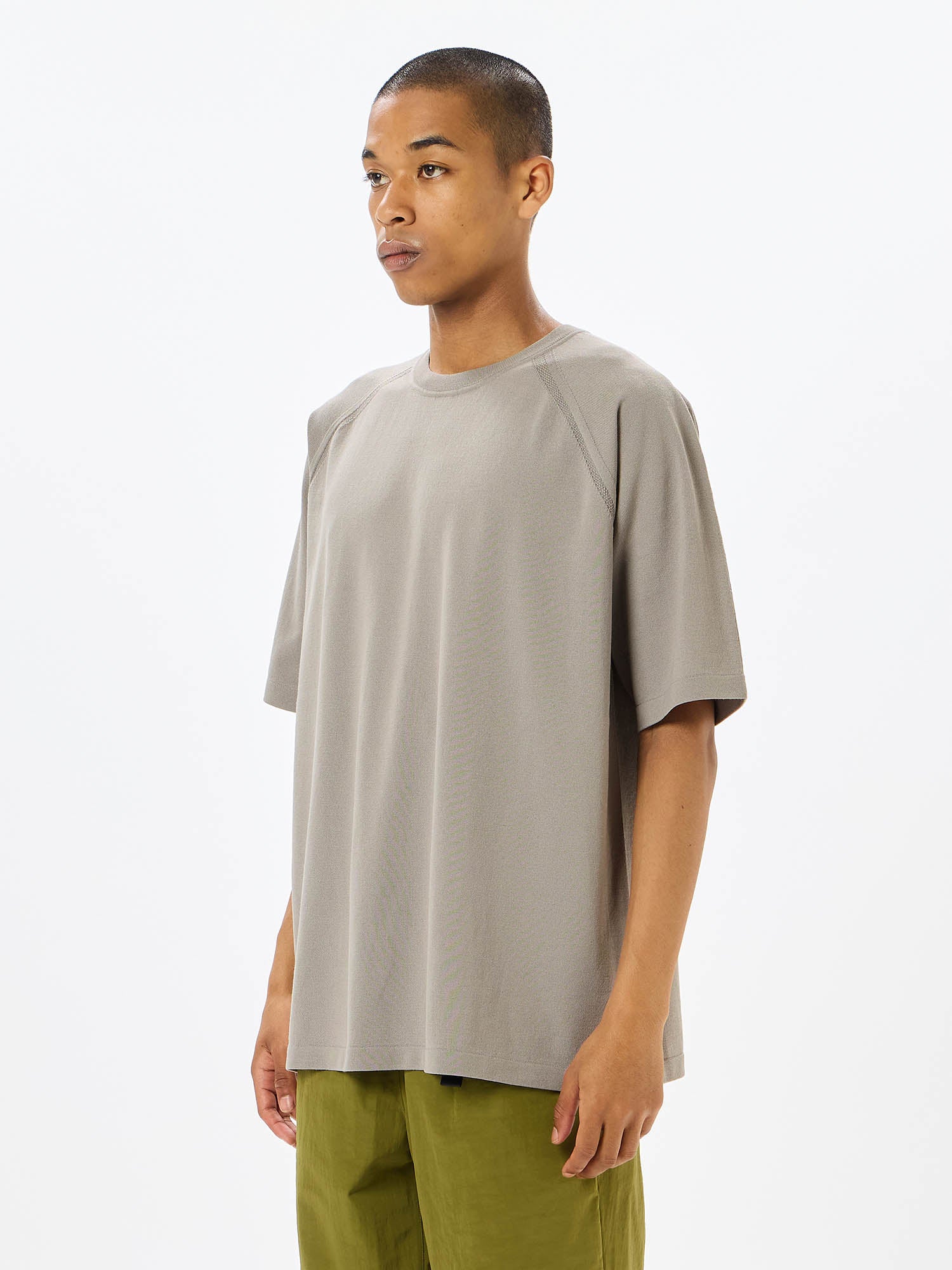 Wholegarment Wool Blend Knit T-shirt - Image 4