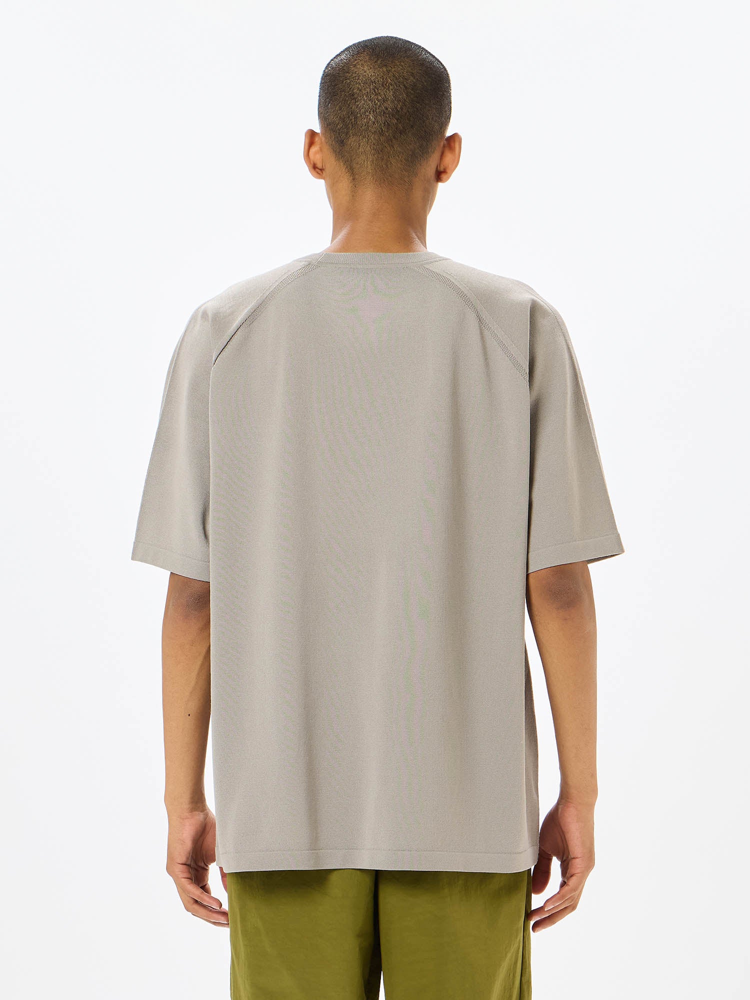 Wholegarment Wool Blend Knit T-shirt - Image 5