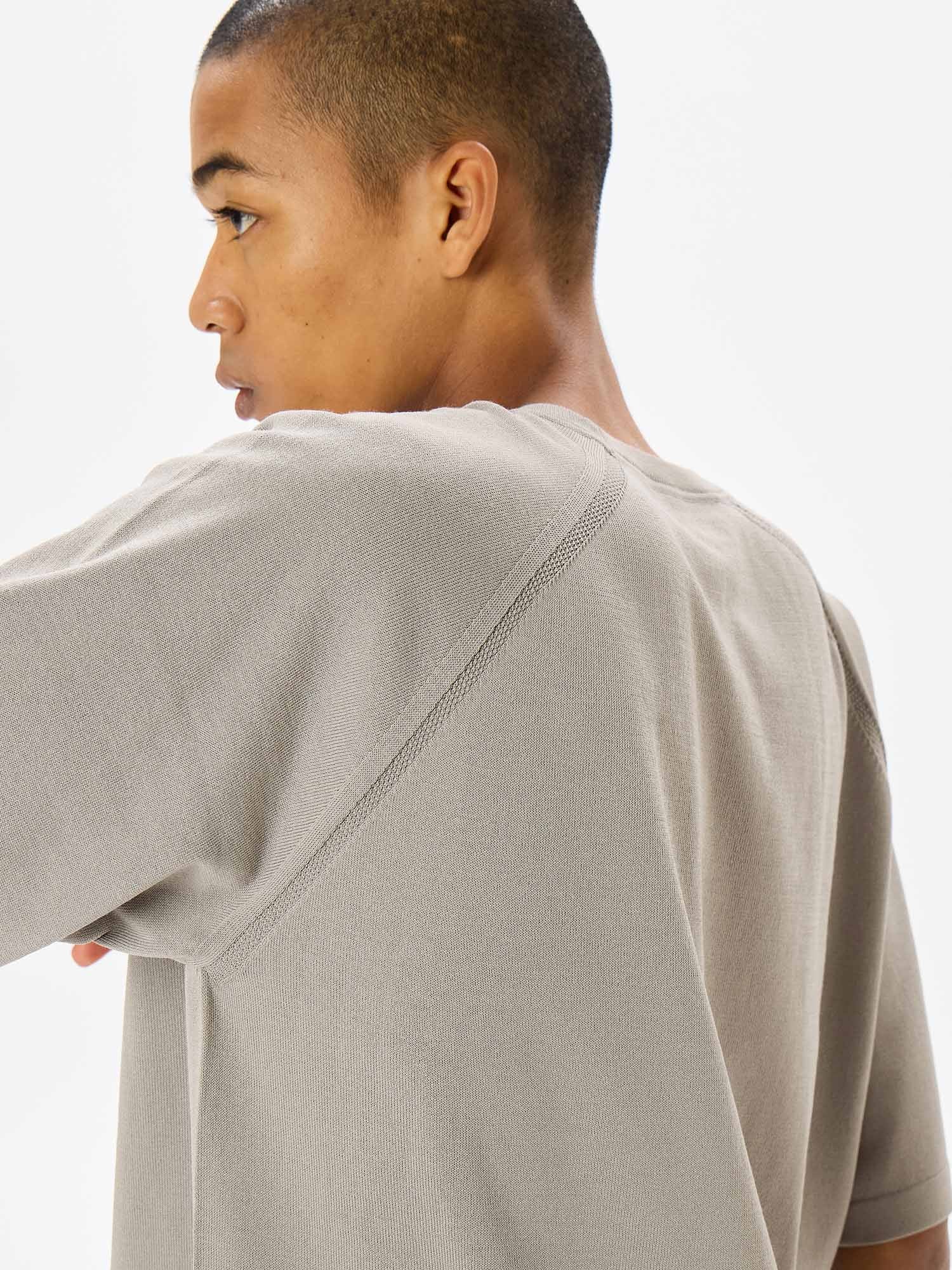 Wholegarment Wool Blend Knit T-shirt - Image 7